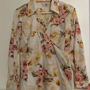 The most elegant Maternity wrap blouse/shirt